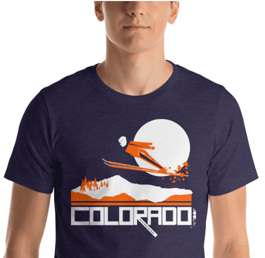 Colorado Flying High Short-Sleeve Men's T-Shirt T-Shirt  designed by JOOLcity