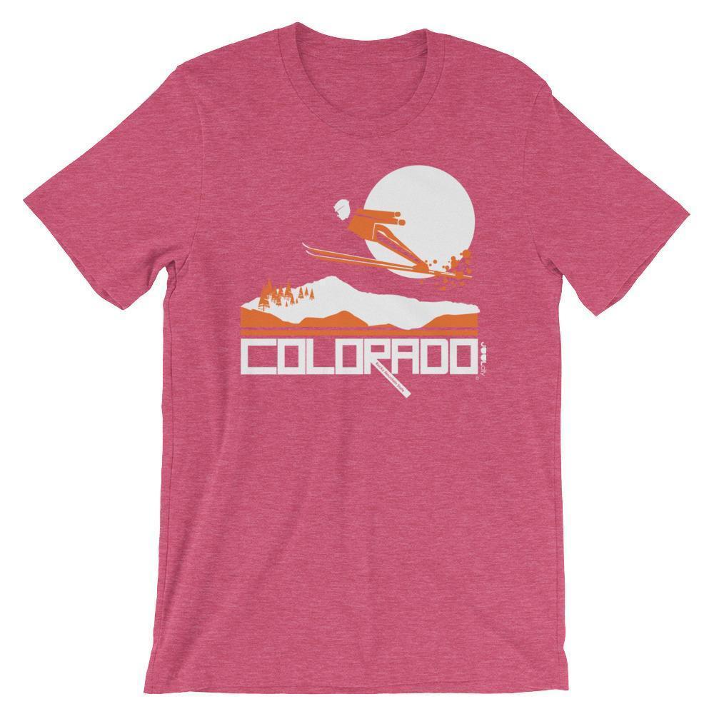 Colorado Flying High Short-Sleeve Men's T-Shirt T-Shirt Heather Raspberry / 2XL designed by JOOLcity
