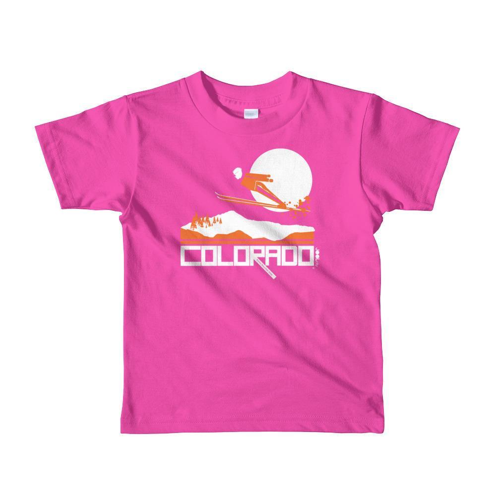 Colorado Flying High Short Sleeve Toddler T-shirt T-Shirt Fuchsia / 6yrs designed by JOOLcity
