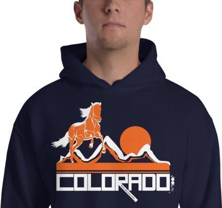 Colorado Hill Horse Hooded Sweatshirt