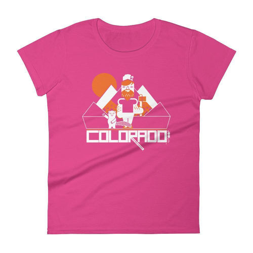 Colorado Lumber Jack Women's Short Sleeve T-Shirt T-Shirt Hot Pink / 2XL designed by JOOLcity