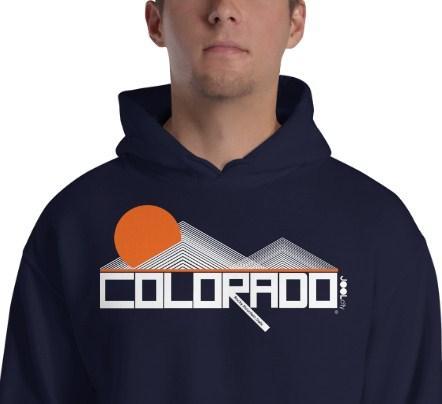Colorado Mod-Mountain Hooded Sweatshirt