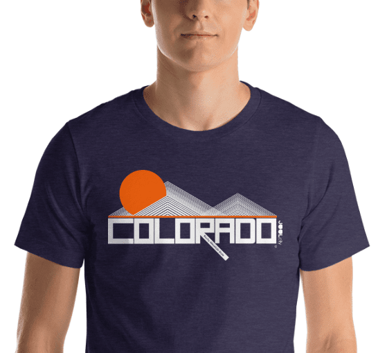 Colorado  Mod-Mountain  Short-Sleeve Men's T-Shirt T-Shirt  designed by JOOLcity