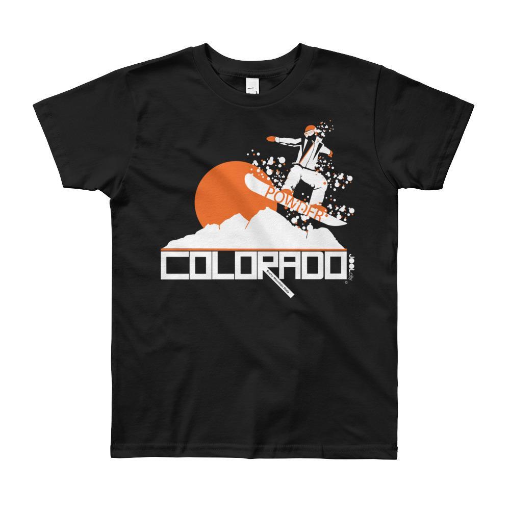 Colorado Shredding Short Sleeve Youth youth t-shirt T-Shirt Black / 12yrs designed by JOOLcity