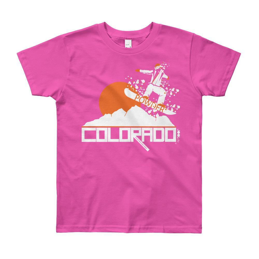 Colorado Shredding Short Sleeve Youth youth t-shirt T-Shirt Fuchsia / 12yrs designed by JOOLcity