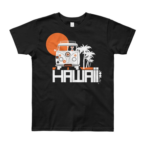 Hawaii Aloha Cruise Youth Short Sleeve T-Shirt T-Shirt Black / 12yrs designed by JOOLcity
