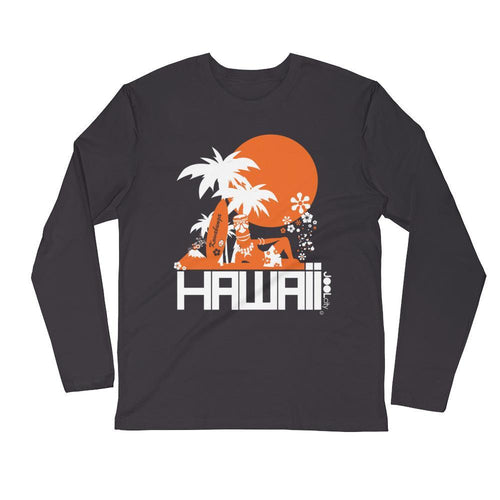Hawaii Apres Surf Long Sleeve Men's T-Shirt T-Shirt 2XL designed by JOOLcity