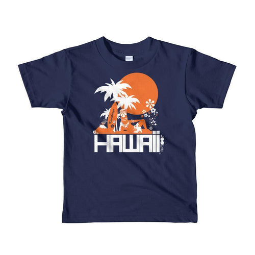Hawaii  Apres Surf Short Sleeve Toddler T-shirt T-Shirt Navy / 4yrs designed by JOOLcity
