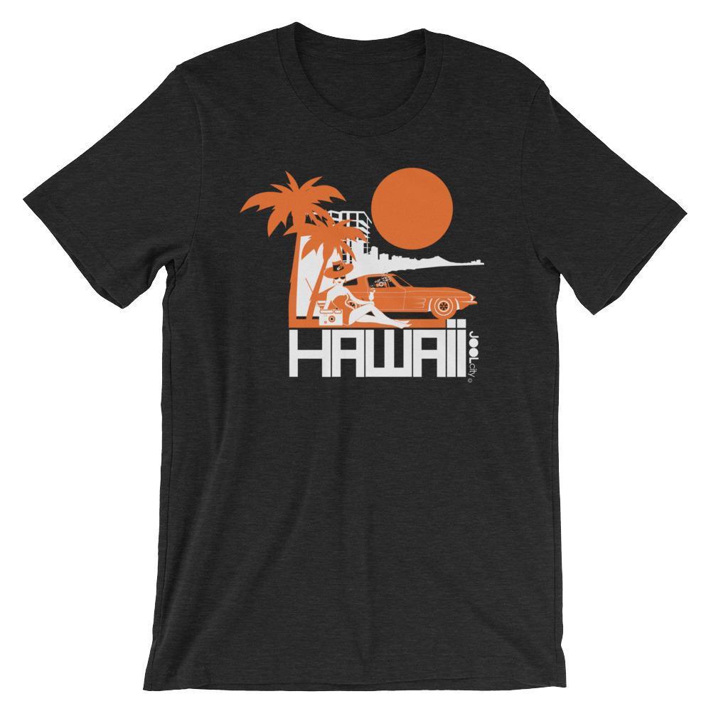 Hawaii  Beach Bombshell  Short-Sleeve Unisex T-Shirt T-Shirt Black Heather / 2XL designed by JOOLcity