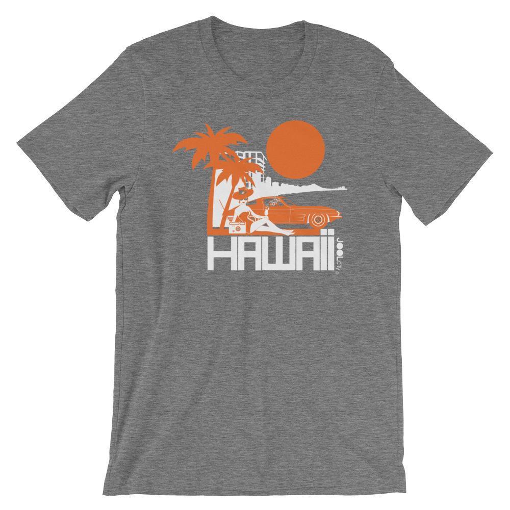 Hawaii  Beach Bombshell  Short-Sleeve Unisex T-Shirt T-Shirt Deep Heather / 2XL designed by JOOLcity