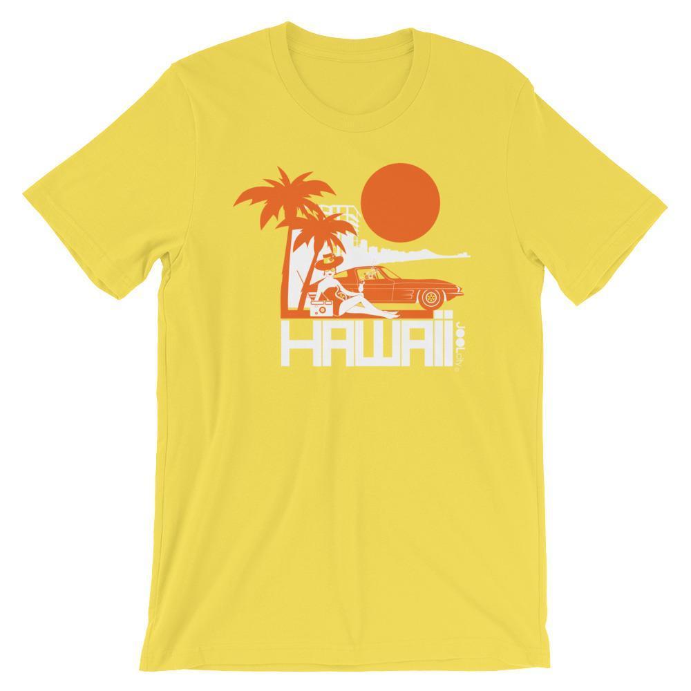 Hawaii  Beach Bombshell  Short-Sleeve Unisex T-Shirt T-Shirt Yellow / 2XL designed by JOOLcity