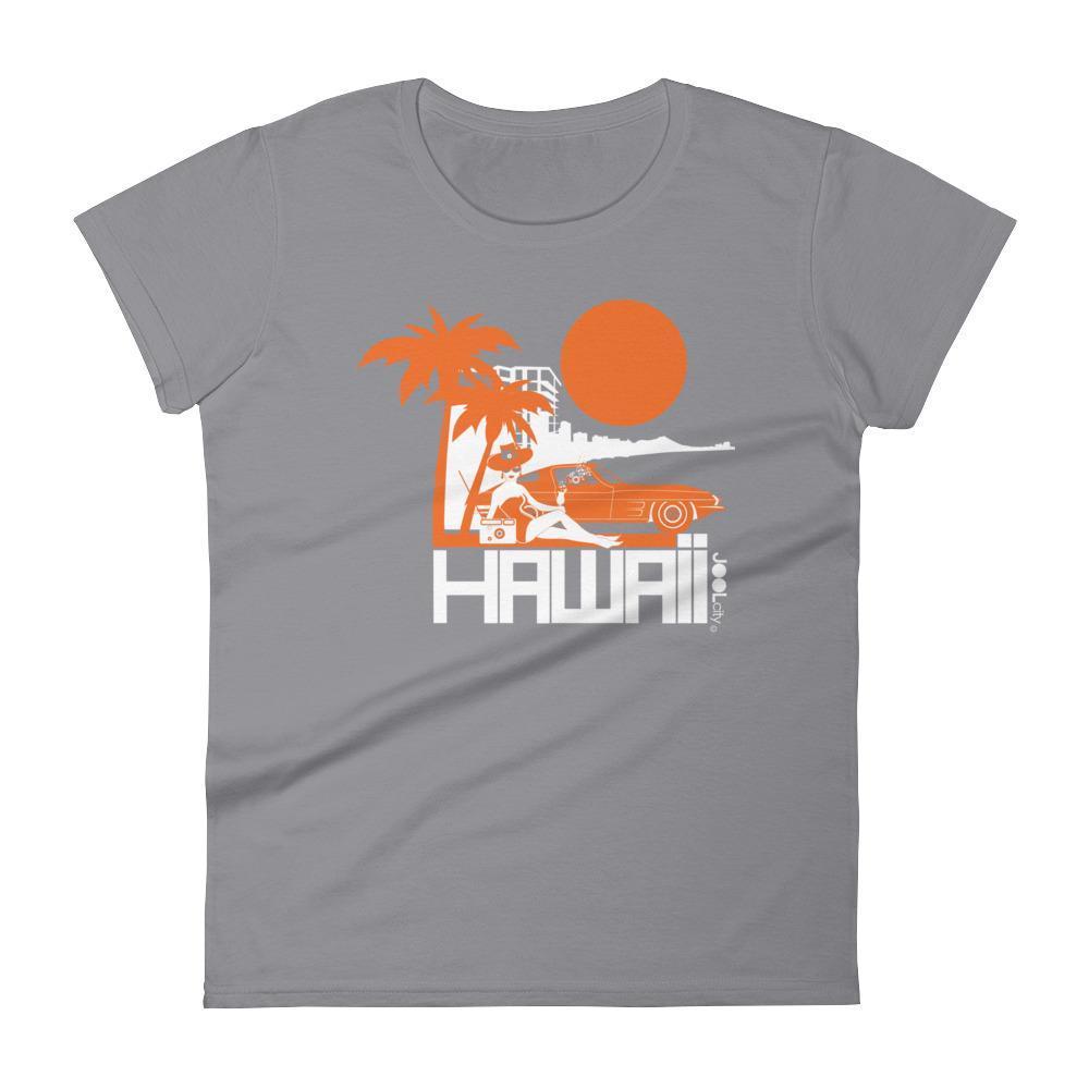 Hawaii  Beach Bombshell  Women's   Short Sleeve T-Shirt T-Shirt Storm Grey / 2XL designed by JOOLcity