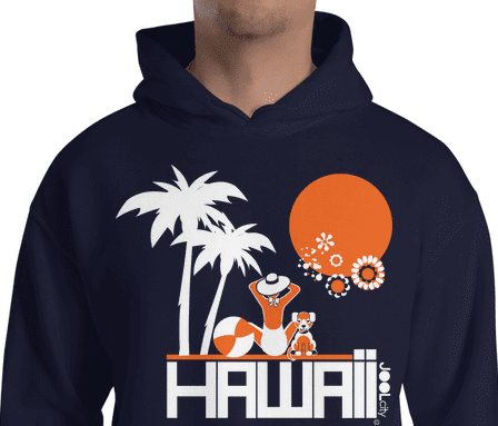 Hawaii Beach Love Hooded Sweatshirt