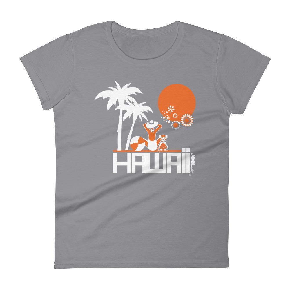 Hawaii  Beach Love  Women's   Short Sleeve T-Shirt T-Shirt Storm Grey / 2XL designed by JOOLcity