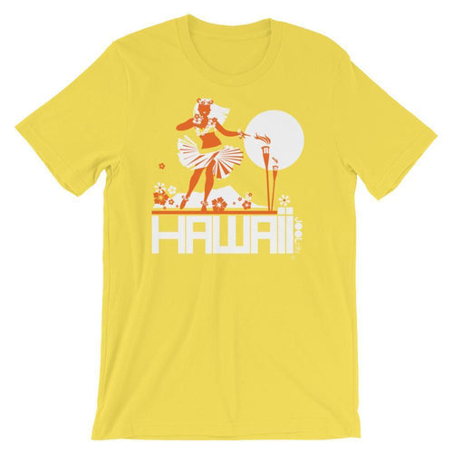 Hawaii  Hula Happy  Short-Sleeve Men's T-Shirt T-Shirt Yellow / 2XL designed by JOOLcity