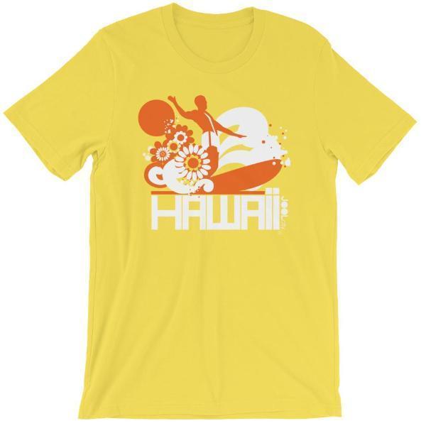 Hawaii  Longboard Love  Short-Sleeve Men's  T-Shirt T-Shirt Yellow / 2XL designed by JOOLcity