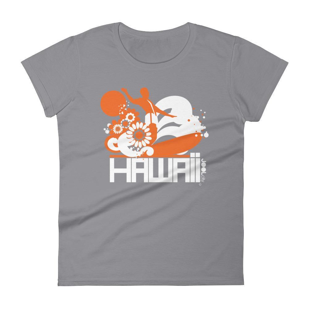 Hawaii  Longboard Love  Women's   Short Sleeve T-Shirt T-Shirt Storm Grey / 2XL designed by JOOLcity