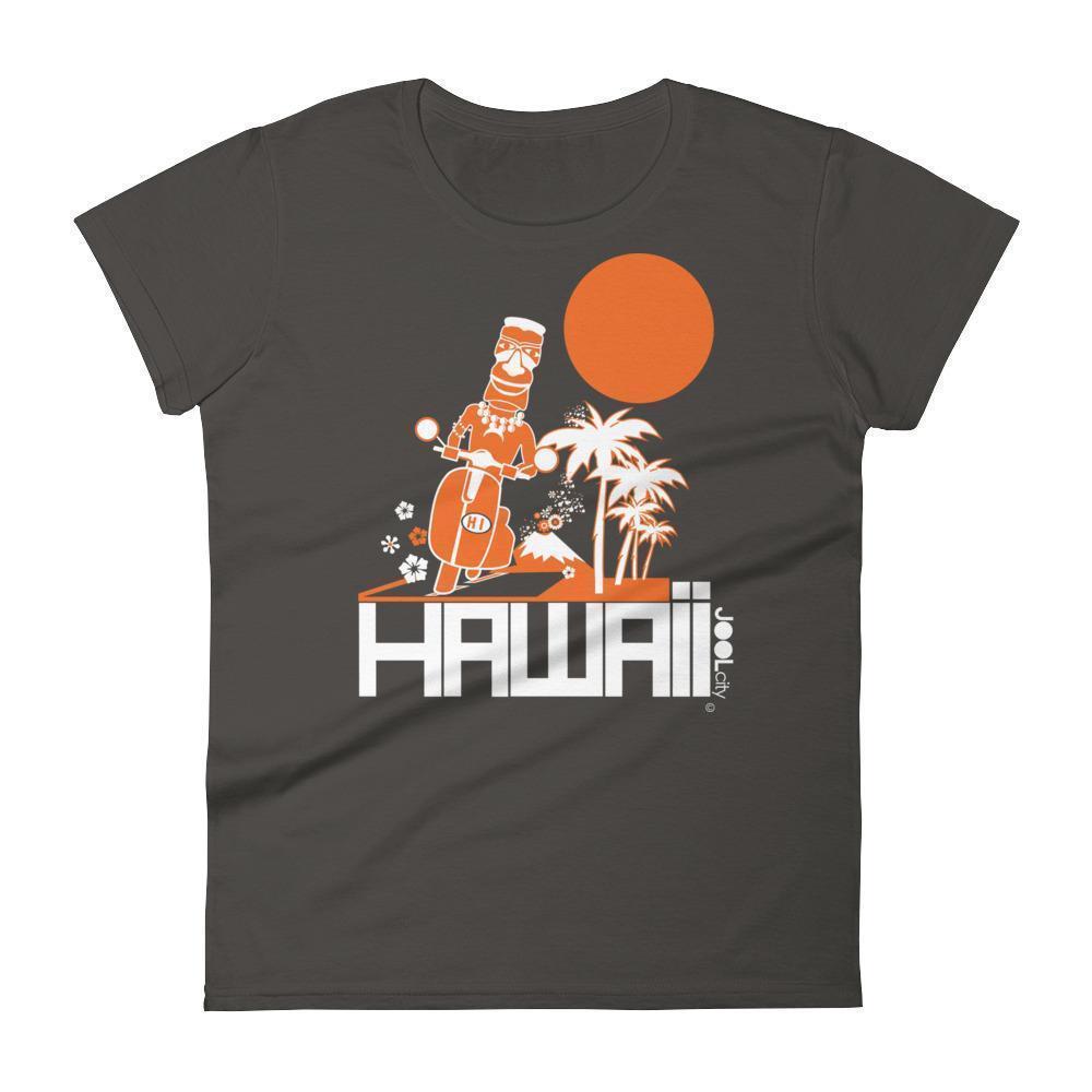 Hawaii  Moped Madness  Women's   Short Sleeve T-Shirt T-Shirt Smoke / 2XL designed by JOOLcity