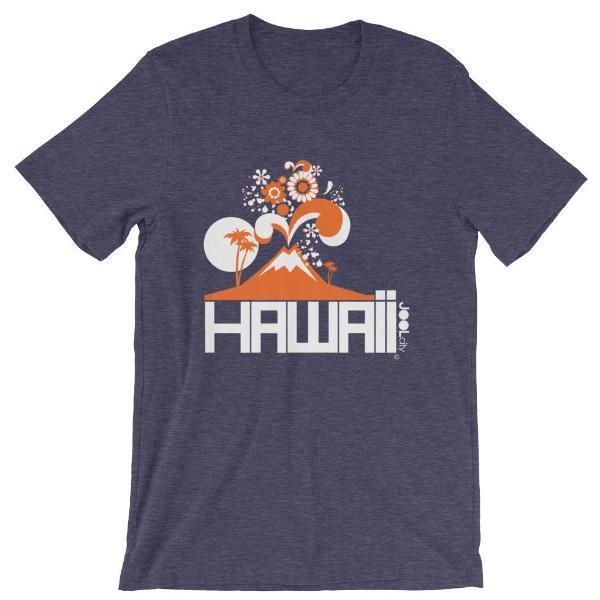 Hawaii  Mountain Eruptous  Short-Sleeve Men's  T-Shirt T-Shirt Heather Midnight Navy / 2XL designed by JOOLcity