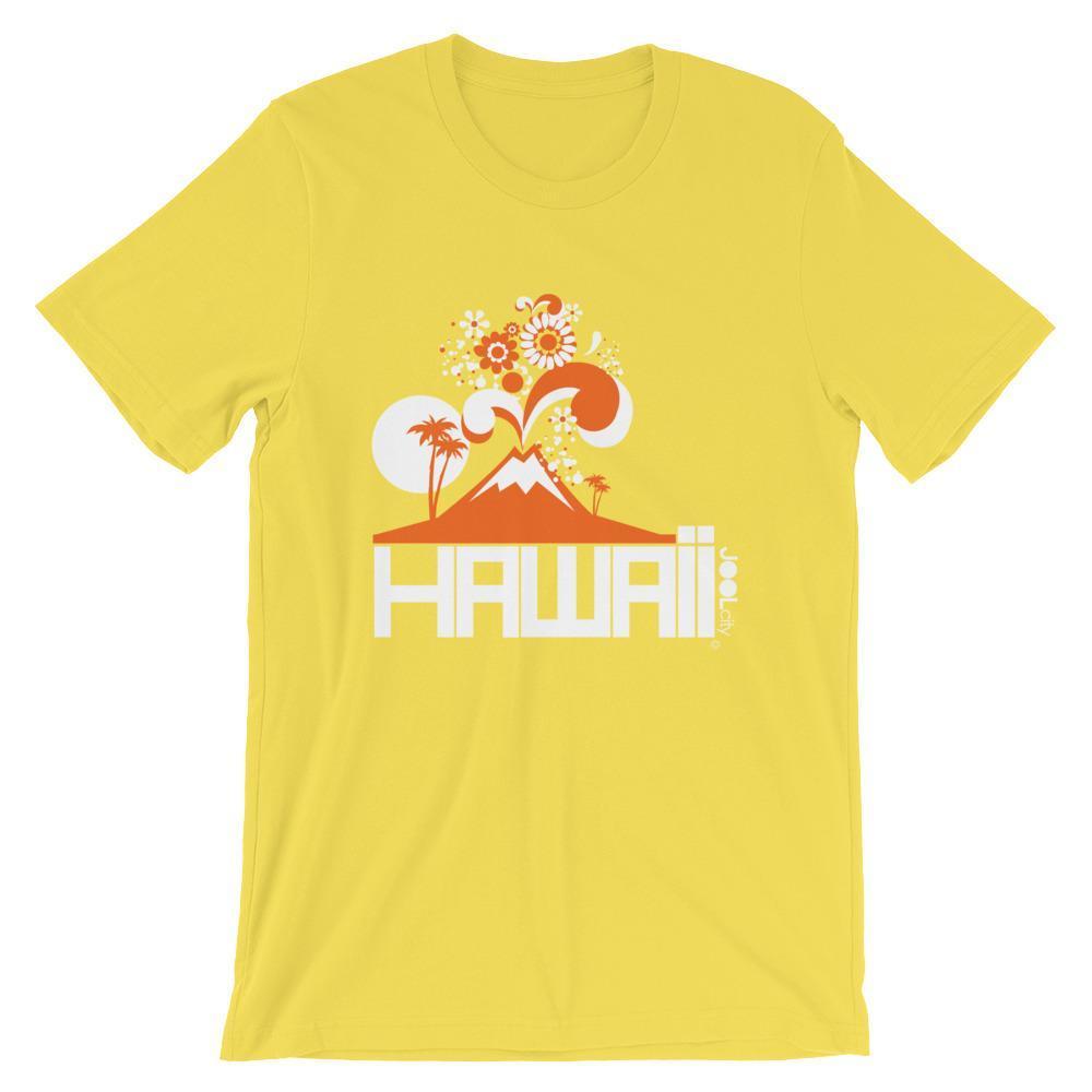 Hawaii  Mountain Eruptous  Short-Sleeve Men's  T-Shirt T-Shirt Yellow / 2XL designed by JOOLcity