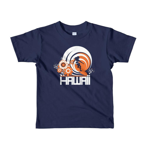 Hawaii  Ripcurl Girl  Short Sleeve Toddler T-shirt T-Shirt Navy / 6yrs designed by JOOLcity
