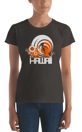 Hawaii  Ripcurl Girl  Women's   Short Sleeve T-Shirt T-Shirt  designed by JOOLcity
