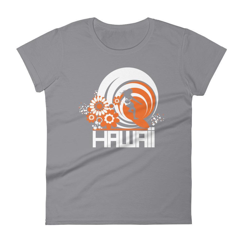Hawaii  Ripcurl Girl  Women's   Short Sleeve T-Shirt T-Shirt Storm Grey / 2XL designed by JOOLcity