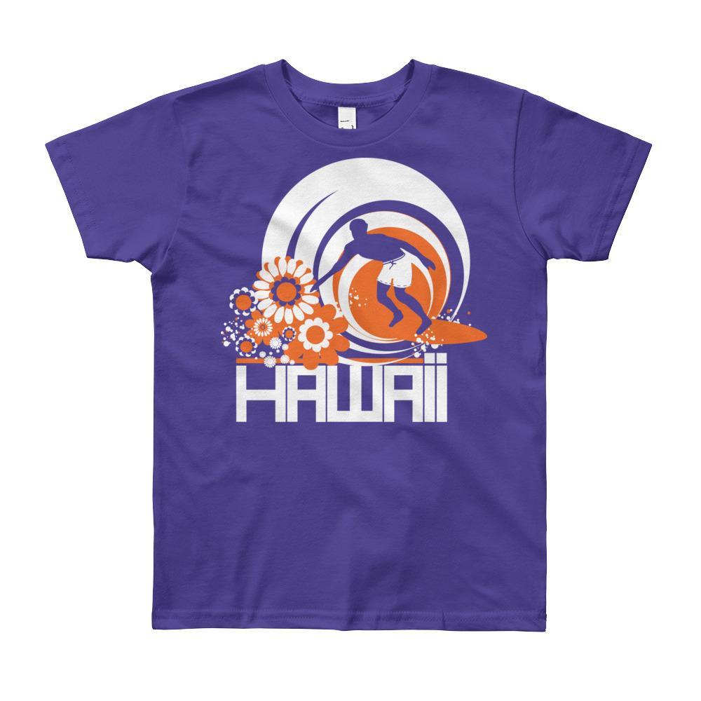Hawaii Ripcurl Kid Short Sleeve Youth T-shirt T-Shirt Purple / 12yrs designed by JOOLcity