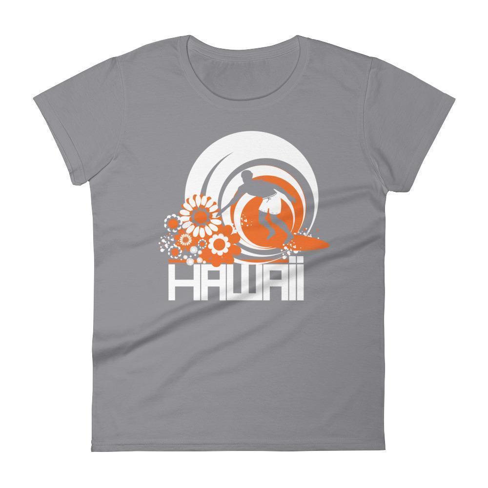 Hawaii  Ripcurl Kid  Women's   Short Sleeve T-Shirt T-Shirt Storm Grey / 2XL designed by JOOLcity