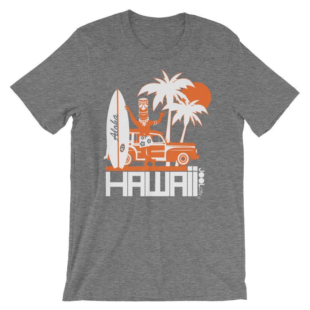 Hawaii  Surfin Woody  Short-Sleeve Men' s T-Shirt T-Shirt Deep Heather / 4XL designed by JOOLcity