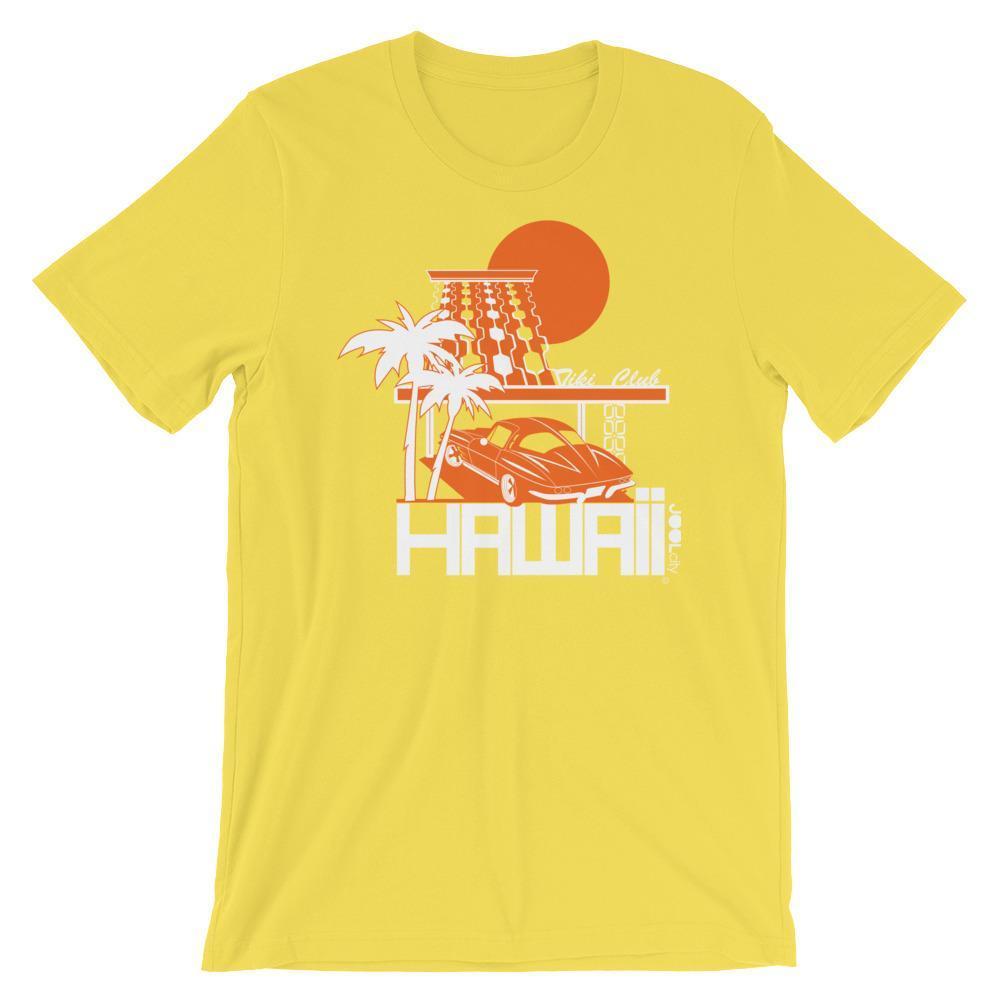 Hawaii  Tiki Club  Short-Sleeve Men's T-Shirt T-Shirt Yellow / 2XL designed by JOOLcity