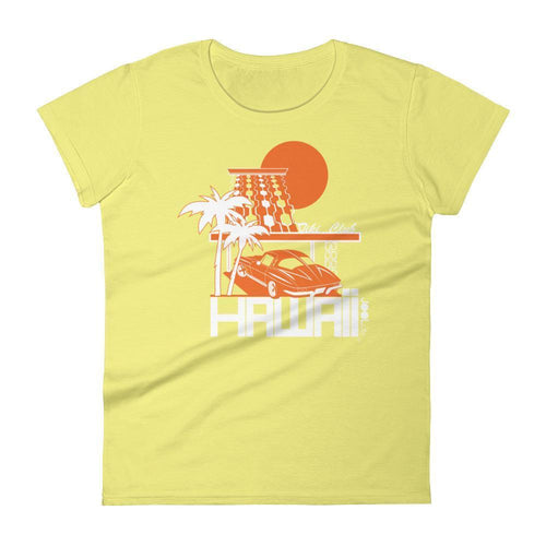 Hawaii  Tiki Club  Women's   Short Sleeve T-Shirt T-Shirt Spring Yellow / 2XL designed by JOOLcity