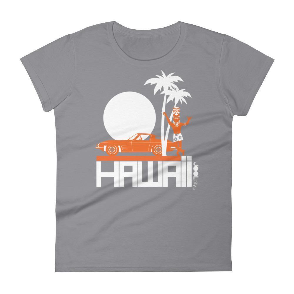 Hawaii  Tiki Guy Ride  Women's   Short Sleeve T-Shirt T-Shirt Storm Grey / 2XL designed by JOOLcity