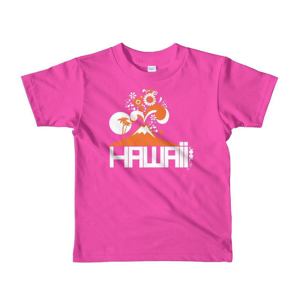 Hawaii  Volcano Eruptous  Short Sleeve Toddler T-shirt T-Shirt Fuchsia / 6yrs designed by JOOLcity