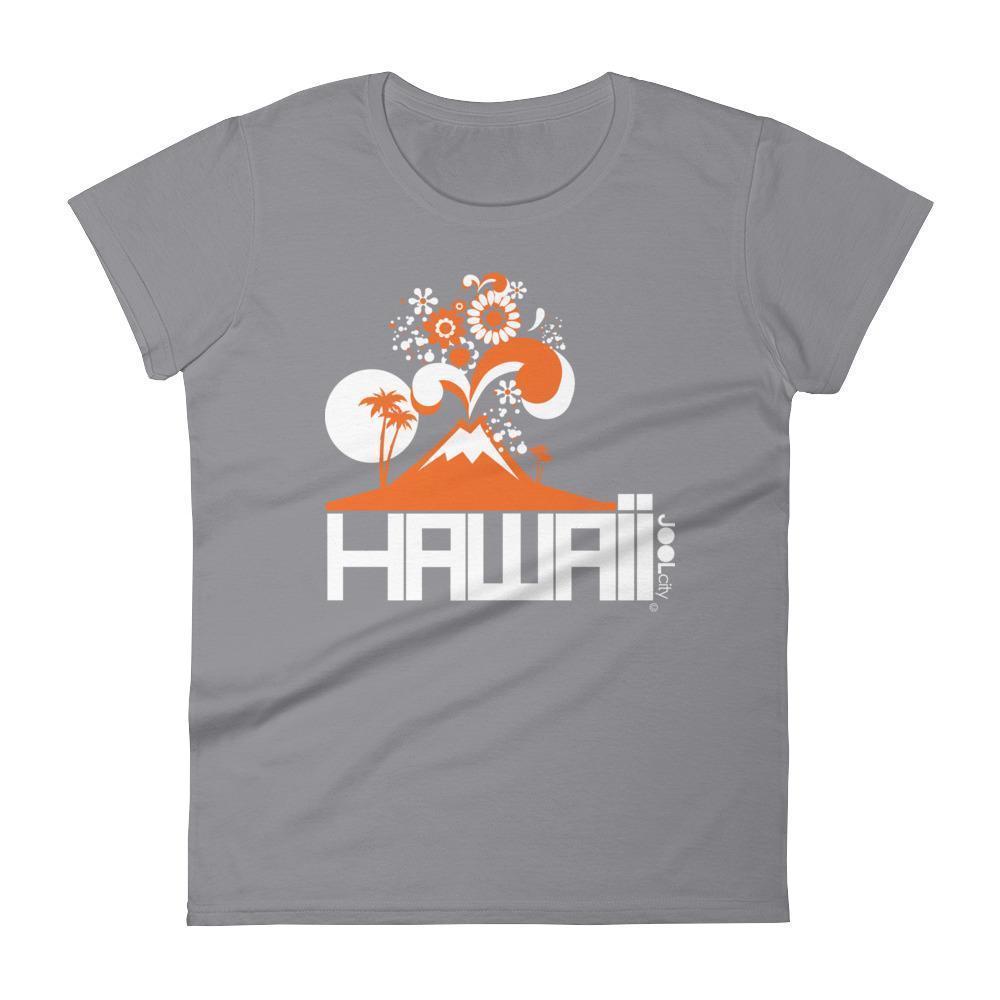Hawaii  Volcano Eruptous  Women's   Short Sleeve T-Shirt T-Shirt Storm Grey / 2XL designed by JOOLcity