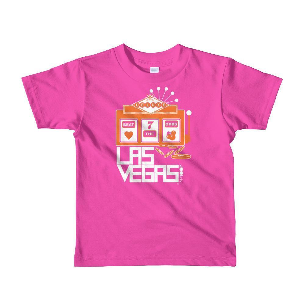 Las Vegas Beat the Odds Short Sleeve Toddler T-shirt T-Shirt Fuchsia / 6yrs designed by JOOLcity