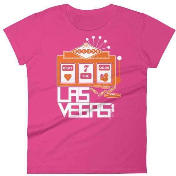 Las Vegas Beat the Odds Women's Short Sleeve T-shirt T-Shirt Hot Pink / 2XL designed by JOOLcity