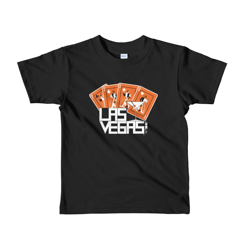 Las Vegas Card Shark Toddler Short-Sleeve T-shirt T-Shirt Black / 6yrs designed by JOOLcity