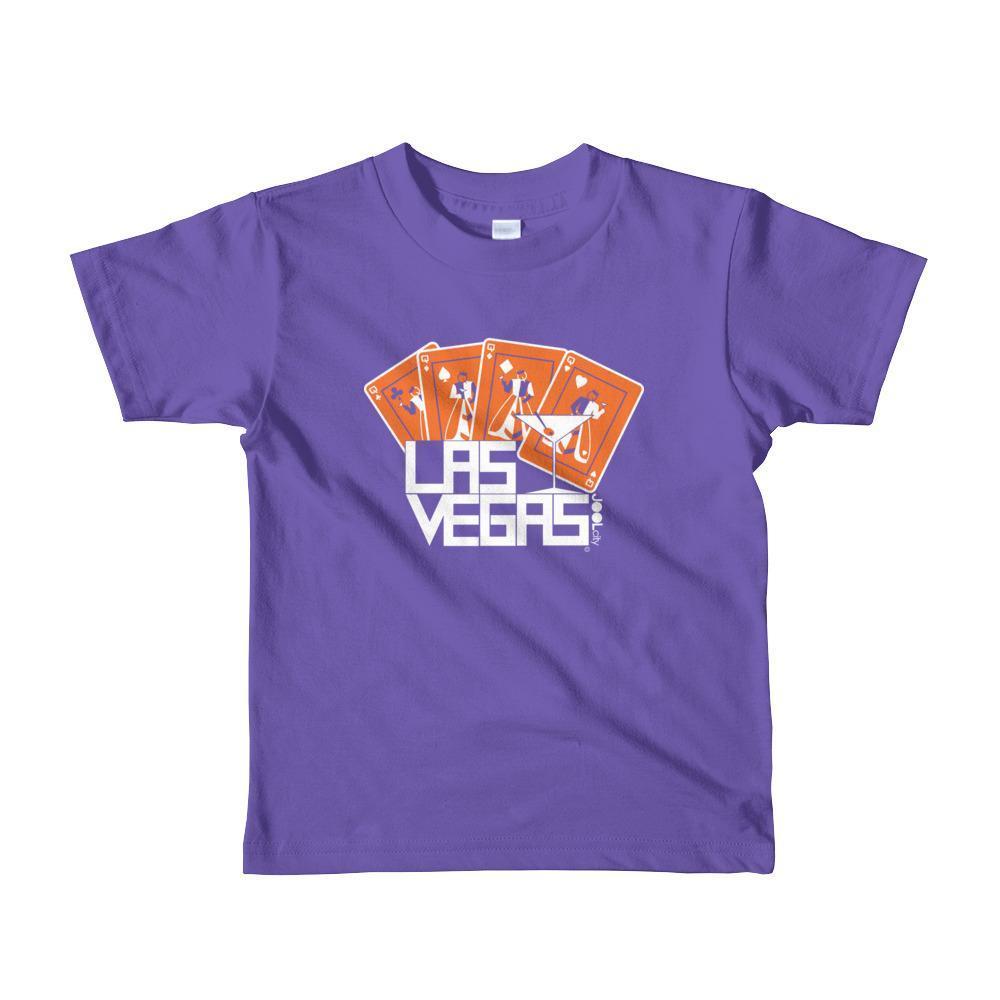 Las Vegas Card Shark Toddler Short-Sleeve T-shirt T-Shirt Purple / 6yrs designed by JOOLcity