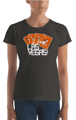 Las Vegas Card Shark Women's Short Sleeve T-shirt T-Shirt  designed by JOOLcity