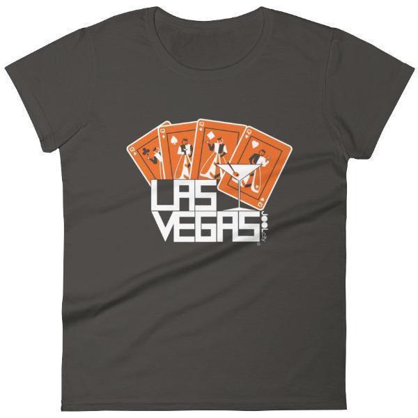 Las Vegas Card Shark Women's Short Sleeve T-shirt T-Shirt Smoke / 2XL designed by JOOLcity