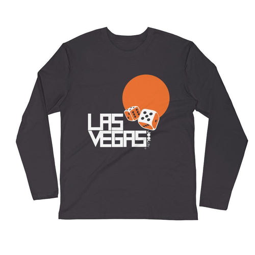 Las Vegas Dice Roll Long Sleeve Men's T-Shirt T-Shirt 2XL designed by JOOLcity