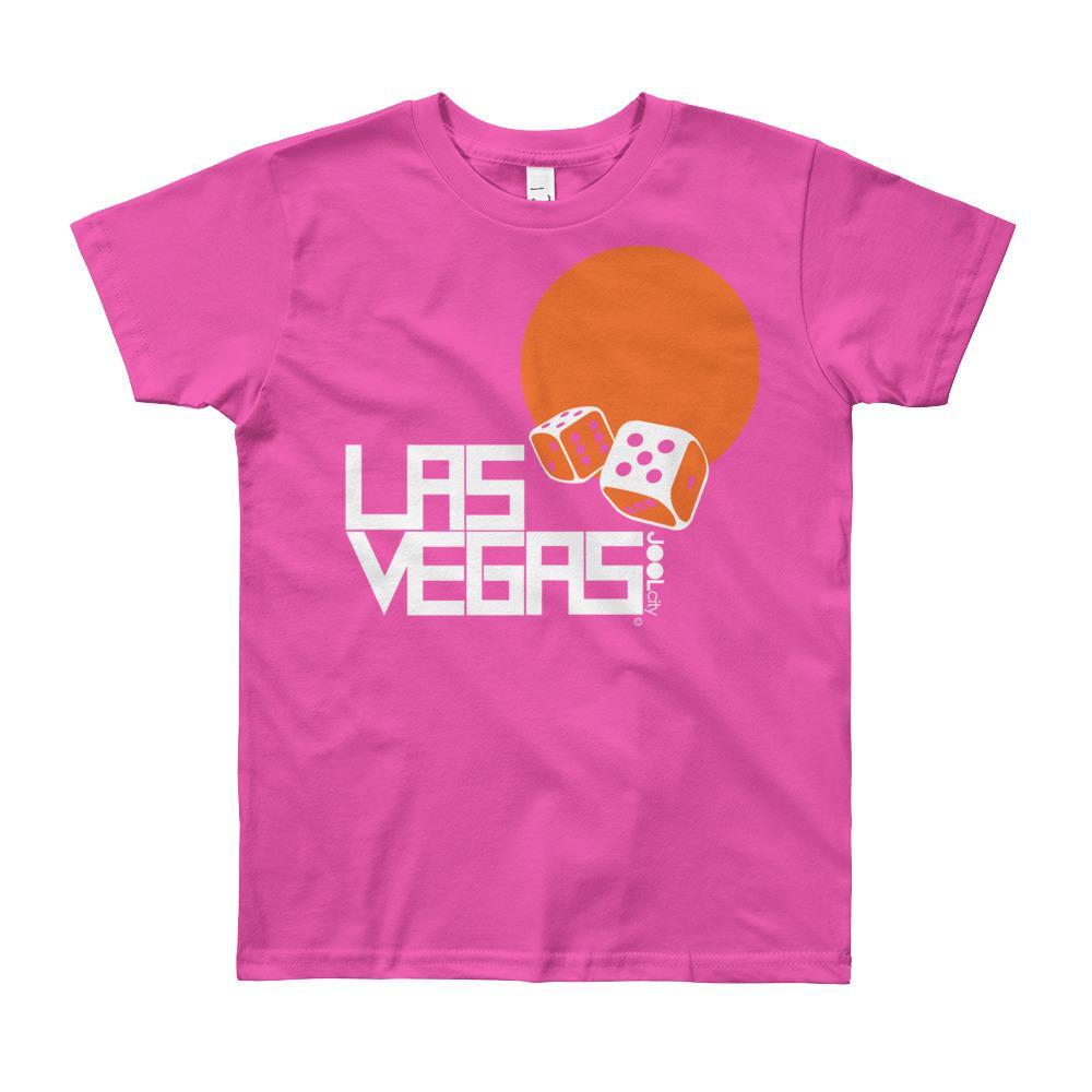 Las Vegas Dice Roll Short Sleeve Youth T-shirt T-Shirt Fuchsia / 12yrs designed by JOOLcity