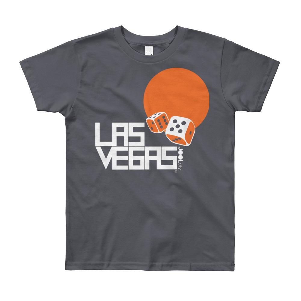 Las Vegas Dice Roll Short Sleeve Youth T-shirt T-Shirt Slate / 12yrs designed by JOOLcity