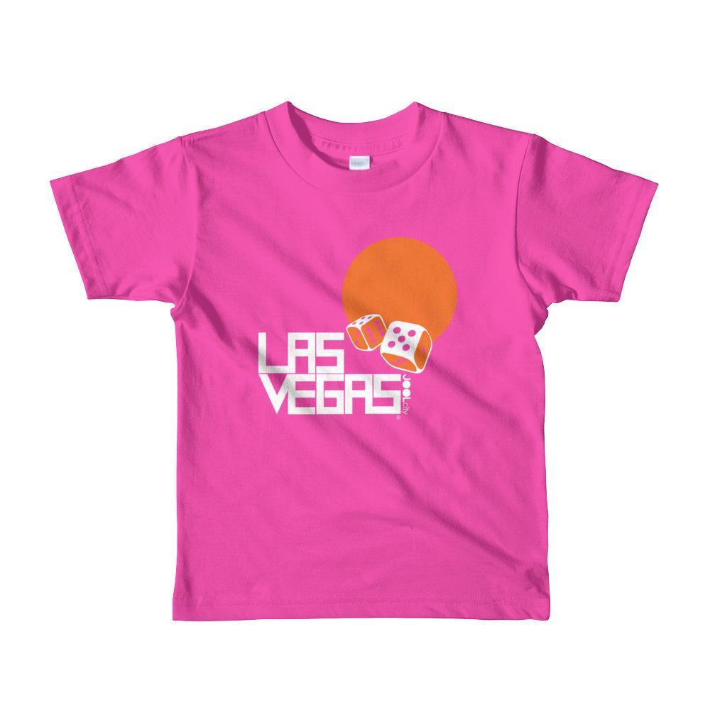 Las Vegas Dice Roll Toddler Short-Sleeve T-shirt T-Shirt Fuchsia / 6yrs designed by JOOLcity