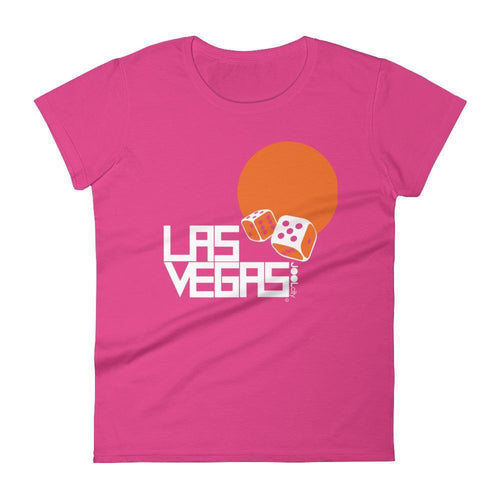 Las Vegas Dice Roll Women's Short Sleeve T-shirt T-Shirt Hot Pink / 2XL designed by JOOLcity