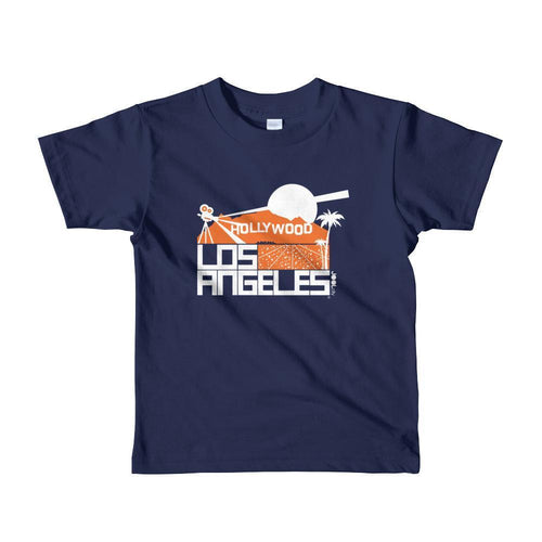Los Angeles Hollywood Hills Toddler Short-Sleeve T-Shirt T-Shirt Navy / 6yrs designed by JOOLcity