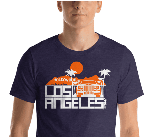 Los Angeles Hollywood Star Short-Sleeve Men's  T-Shirt T-Shirt  designed by JOOLcity