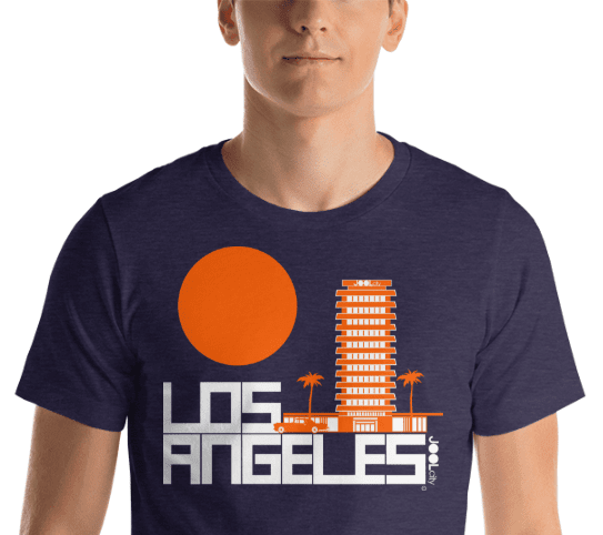 Los Angeles  JOOLcity Tower  Short-Sleeve Men's T-Shirt T-Shirt  designed by JOOLcity