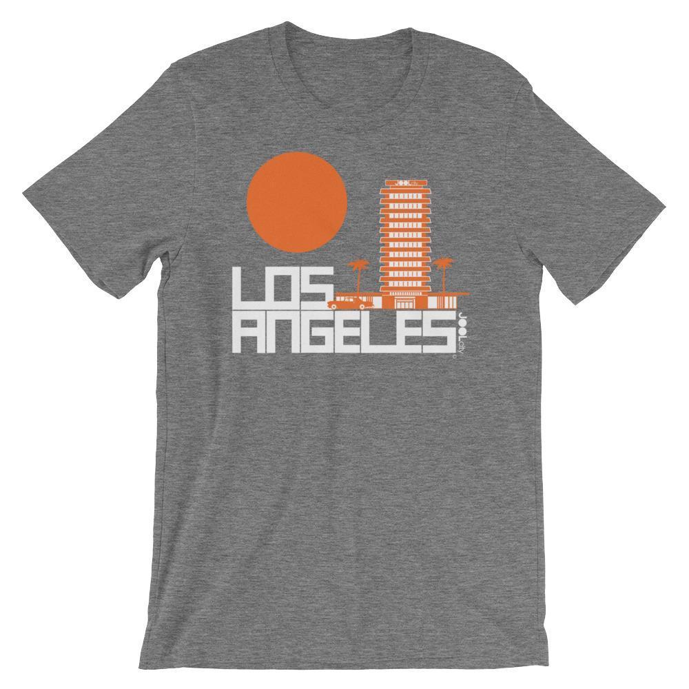 Los Angeles  JOOLcity Tower  Short-Sleeve Men's T-Shirt T-Shirt Deep Heather / 2XL designed by JOOLcity